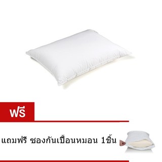 CB Cotton หมอนไมโครแอร์บอล เกรดโรงแรม 5 ดาว นุ่มมากและแน่น เป็นหมอนสูง แถมฟรี ซองกันเปื้อนหมอน 1ชิ้น