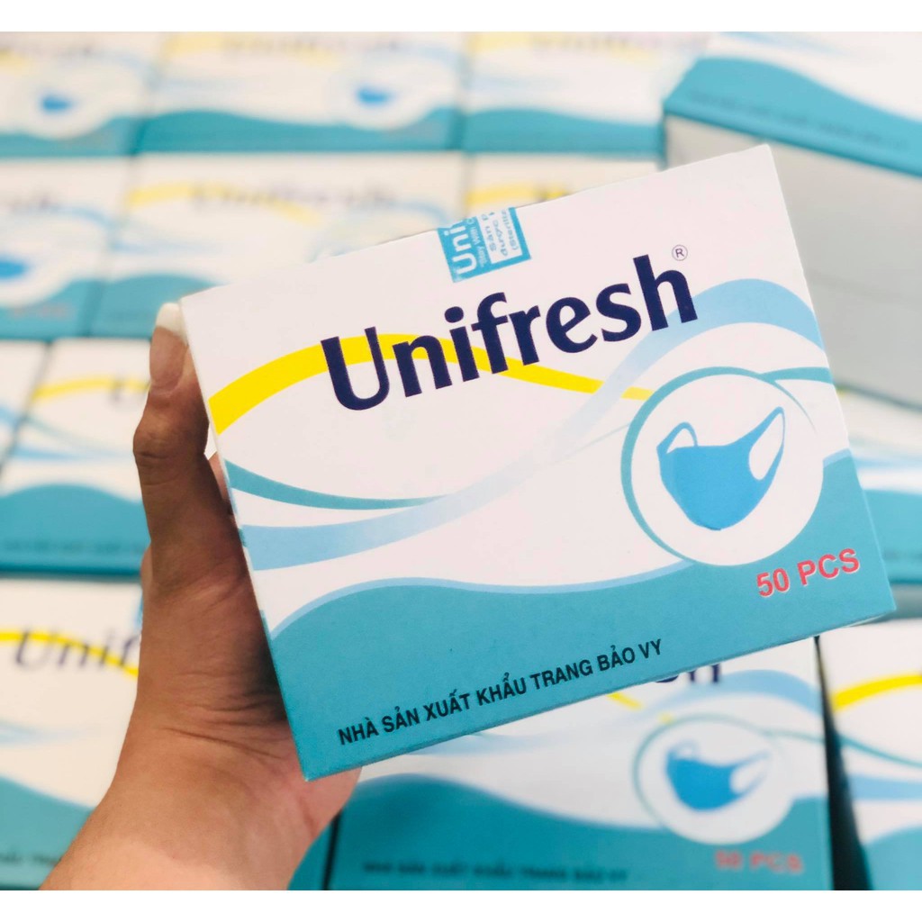 Unifresh Mask กล่องมาส์กทางการแพทย์ผ้าต้านเชื้อแบคทีเรีย