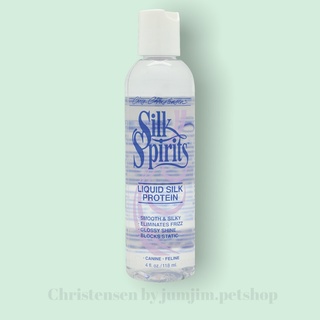 chris ​christense Silk Spirits Liquid Silk Protein 118ml.เซรั่มบำรุงขนสุนัข และแมว ขนลื่นสวย By jumjim.petshop