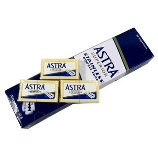 ใบมีดโกน 2คม ASTRA ของแท้ สินค้ามีพร้อมส่ง