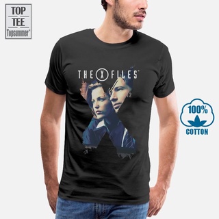 Ogianm77jpfdnp98 เสื้อยืดผ้าฝ้าย พิมพ์ลาย The X Files สีดํา สไตล์ฮิปฮอป สําหรับผู้ชายสามารถปรับแต่งได้