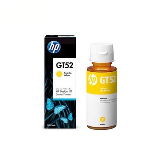 หมึกอิงค์เจ็ทชนิดเติม HP ORIGINAL INK BOTTLE GT52 YELLOW (สีเหลือง)