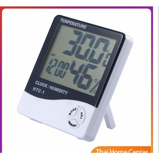 แบบดิจิตอล  LCD แบบดิจิตอล เครื่องวัดอุณหภูมิและความชื้น Digital Temperature Meter