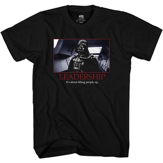 เสื้อยืด พิมพ์ลายโปสเตอร์ STAR WARS Darth Vader Leadership สําหรับผู้ชายSize S-5XL