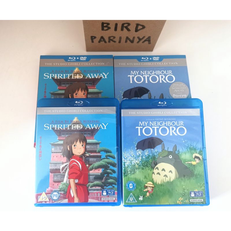 Bluray + DVD Ghibli Studio My Neighbor Totoro & Spirit Away แผ้นแท้ ของใหม่ มือ1