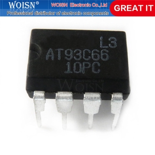 10pcs/lot AT93C66 93C66 DIP-8 new original In Stock