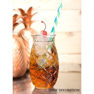 Libbey USA แก้วน้ำแฟนซีลายสับปะรด 17 oz. Pineapple Glass