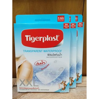 Tigerplast ฟิล์มใสกันน้ำ N4 กล่อง5ชิ้น