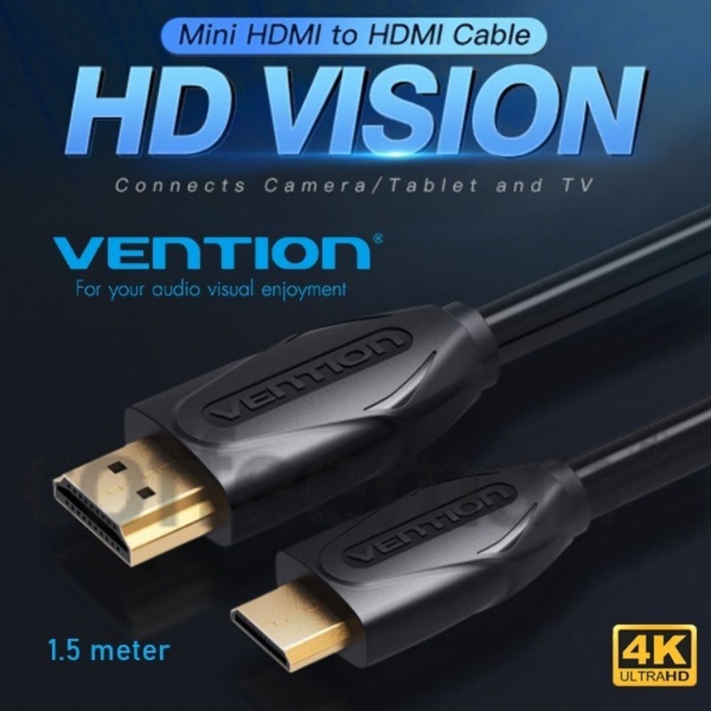 Vention สาย HDMI to Mini HDMI v1.4b Full HD 3D 4K