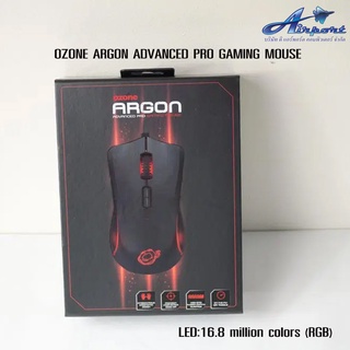 เม้าส์เกมมิ่ง (Gaming Mouse) ยี่ห้อ Ozone รุ่น Argon Ocelote (RGB) (Black/Orange)