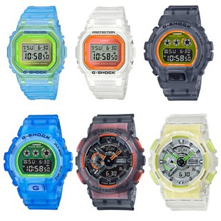 G-Shock Color Skeleton with Fluorescent Accents DW-5600LS-2,DW-5600LS-7,DW-6900LS-1,DW-6900LS-2,GA-110LS-1,GA-110LS-7