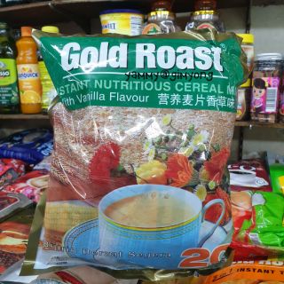 เครื่องดื่มธัญพืชพร้อมชง Gold Roast ข้าวโอ๊ตนมกลิ่นวนิลา / กลิ่นช็อกโกแลต1 ถุง มี 20ซอง