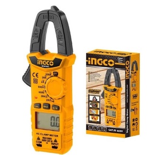 INGCO ดิจิตอล แคล้มมิเตอร์ รุ่น DCM2001 ( Digital Clamp Meter ) มิเตอร์วัดไฟ วัดกระแสไฟ วัดไฟ AC*