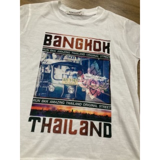 เสื้อลาย bangkok size L เด็กชาย 6-7 ขวบ