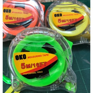 ตลับเมตร ใส ใส 5M x 19 mm #QB-500