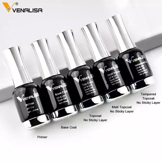 เวนาลิส เวนาลิส่า เบสเจล ท็อปเจล ท็อปเคลือบสีเจล VENALISA No-wipe Top Coat 12ml