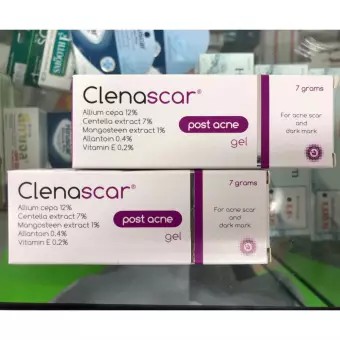 Clenascar POSTACNE 7g แพ็ค 2 หลอด คลีนาสการ์ โพสท์ แอคเน่ เจล 7กรัม X 2