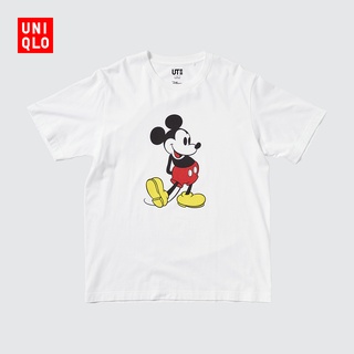 Uniqlo เสื้อยืดแขนสั้น ลายมิกกี้เมาส์ สําหรับผู้ชาย ผู้หญิง (UT) 445600