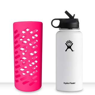 hydro flask ชุดกระติกน้ําร้อนซิลิโคน กันตก 18-32-40 ออนซ์ สําหรับเล่นกีฬา