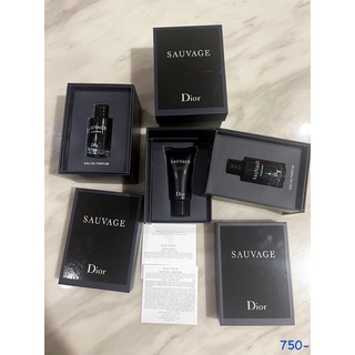 เซ็ต Dior Sauvage eau de parfume 10ml. ครีมอาบน้ำ20ml