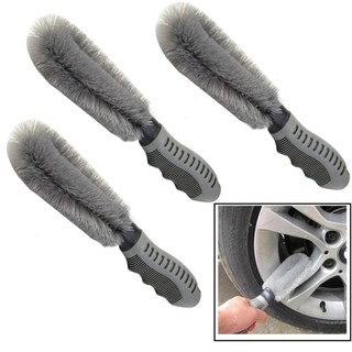 (x3ชิ้น) แปรงล้างทำความสะอาดล้อรถรถยนต์Wheel Cleaner Brush