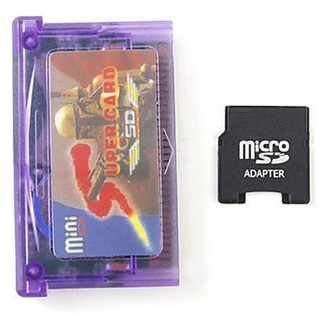 อะแดปเตอร์ตลับเกมส์ super card &amp; sd flash 2 gb gb gb