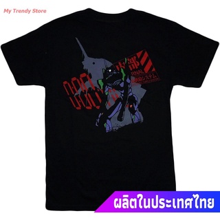 My Trendy Store อีวานเกเลียนเสื้อยืดผู้ชายและผู้หญิง Men Neon Genesis Evangelion: EVA Unit 1 Berserk T-shirt Black Evang