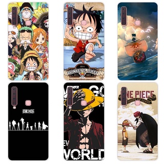 เคส ซัมซุง Samsung Galaxy A9 2018 A7 2018 Case การ์ตูน One Piece เคสซิลิโคน Soft TPU โทรศัพท์มือถือ Back เคส