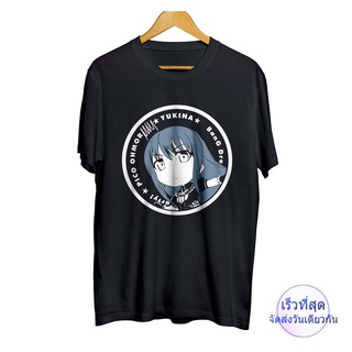 ผู้ชาย เสื้อยืดผ้าฝ้าย 100% พิมพ์ลาย YUKINA MINATO CHIBI rosalia - BANG DREAM สไตล์ญี่ปุ่น ยุค 30