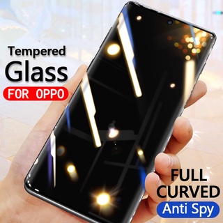 OPPO Reno6 Pro+ 5G/Reno5 Pro/Find X2/X3 Pro/Realme X7 Pro Ultra Privacy Anti-Spy Full screen coverage protection Tempered Glass phone screen protection Film Anti-knock