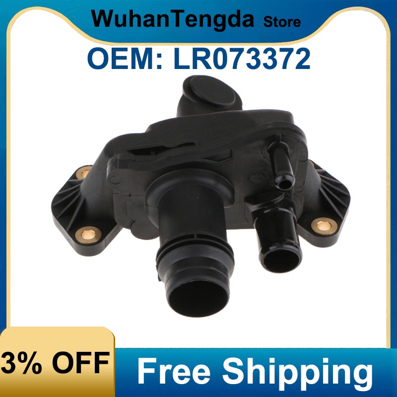 LR073372 1331447 1357091 Engine Coolant Thermostat Water Outlet For Land Rover Discovery 300