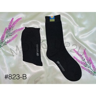 ลดอีก 15% ใส่ MS50JAN  OW Socks ถุงเท้าข้อยาว#823 ➖ แพ็ค 12 คู่ 1 แบบ