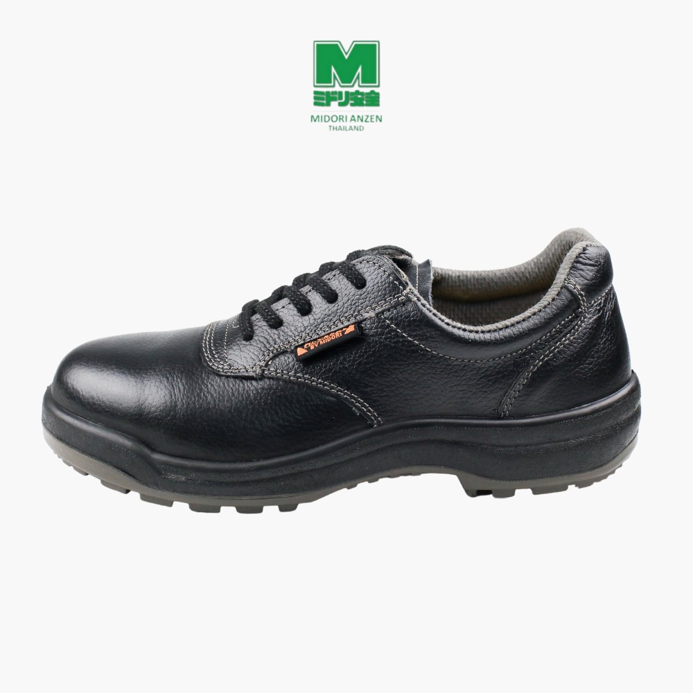 Midori Anzen รองเท้าเซฟตี้ หนังแท้ หัวเหล็ก รุ่น ACF211 / Midori Anzen Safety Shoe Steel toecap ACF2