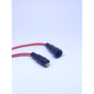 กระบอกฟิวส์เส้น ฟิวส์สาย,ฟิวส์เส้น fuse holder case แถมฟิวส์ 10A ฟิวส์