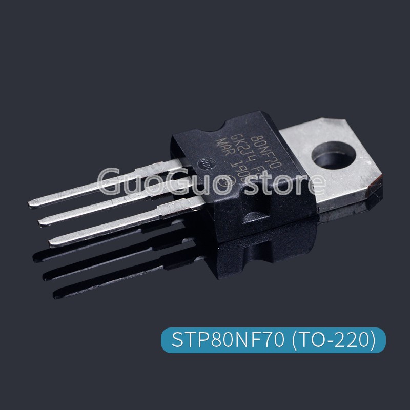 10 ชิ้น STP80NF70 TO-220 80NF70 TO220 Mosfet Controller 80A 70V Emu เดิมแท้