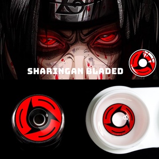 (-1.00 ถึง -6.00) คอนแทคเลนส์คอสเพลย์ Itachi 2 ชิ้น ต่อ 1 คู่