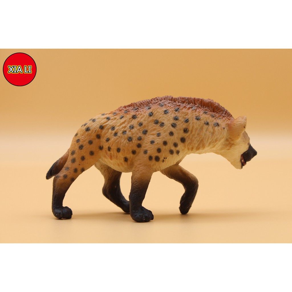 【สินค้าเฉพาะจุด】สมจริงของแข็งจำลองสัตว์ป่าไฮยีน่ารุ่นตัวเลขการกระทำตุ๊กตาคอลเลกชันสำหรับเด็กการศึกษา ของเล่น