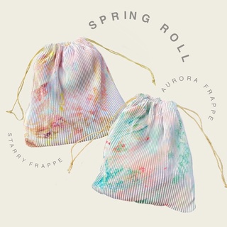 (Pre-order) กระเป๋าหูรูด Wyllabrand Spring roll bag