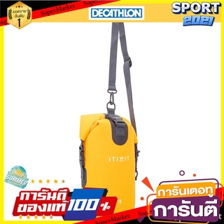 กระเป๋ากันน้ำ ถุงกันน้ำ ถุงทะเล 10 ลิตร (สีเหลือง) Waterproof bag, waterproof bag, marine bag 10 liters (yellow)