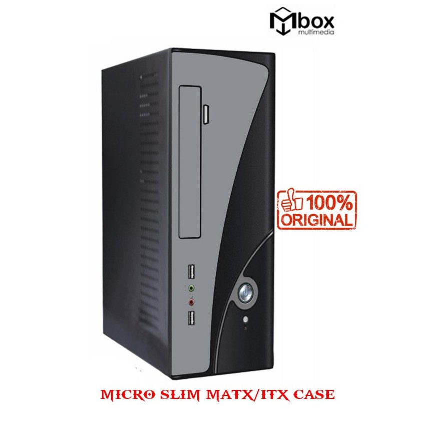 Mbox MICRO ATX SLIM CASE MATX / ITX พร้อมอุปกรณ์จ่ายไฟไมโคร SFX 550W