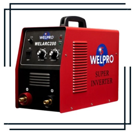 WELPRO ตู้เชื่อมอินเวอร์เตอร์หูหิ้ว 200แอมป์ รุ่น WELARC200 ของแท้!!!