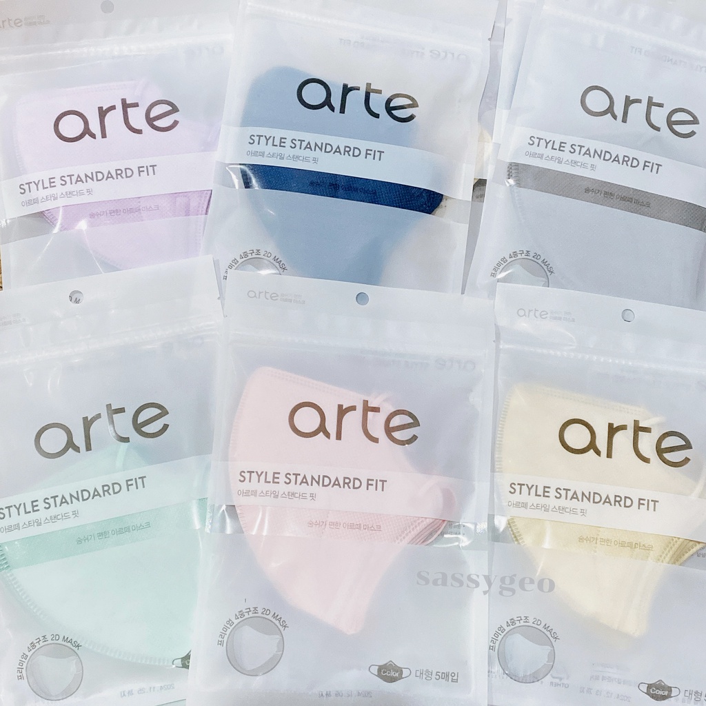 (พร้อมส่ง) arte KF94 หน้ากากอนามัย จากเกาหลี แมสเกาหลี กรอง 4 ชั้น ...