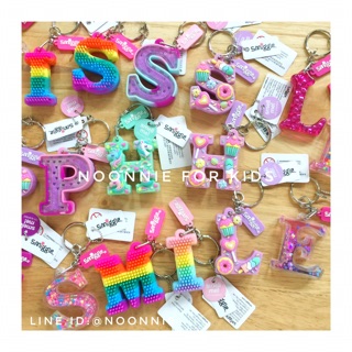 🍎🍏พวงกุญแจตัวอักษร🍎🍏 Smiggle Alphabet Keyrings กลิ่นหอม ***มีบริการเก็บเงินปลายทางค่ะ***