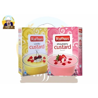 Raftan Custard Powder Vanilla Strawberry  ผงคัสตาร์ด วนิลา สตอเบอรี่ 275g