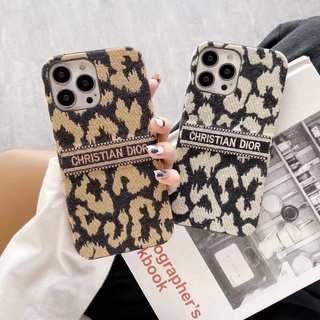 เคสมือถือ เคส iphone 11 เคสโทรศัพท์มือถือแบบแข็ง ลายเสือดาว สําหรับ iphone 13 pro max 12 11