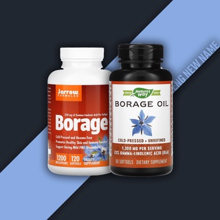 Borage Oil ( น้ำมันโบราจ ) ชนิดเม็ด ซอฟท์เจล Jarrow Formulas