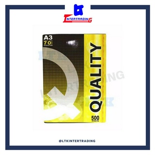 กระดาษถ่ายเอกสาร A3 70แกรม Quality Yellow (รีม)