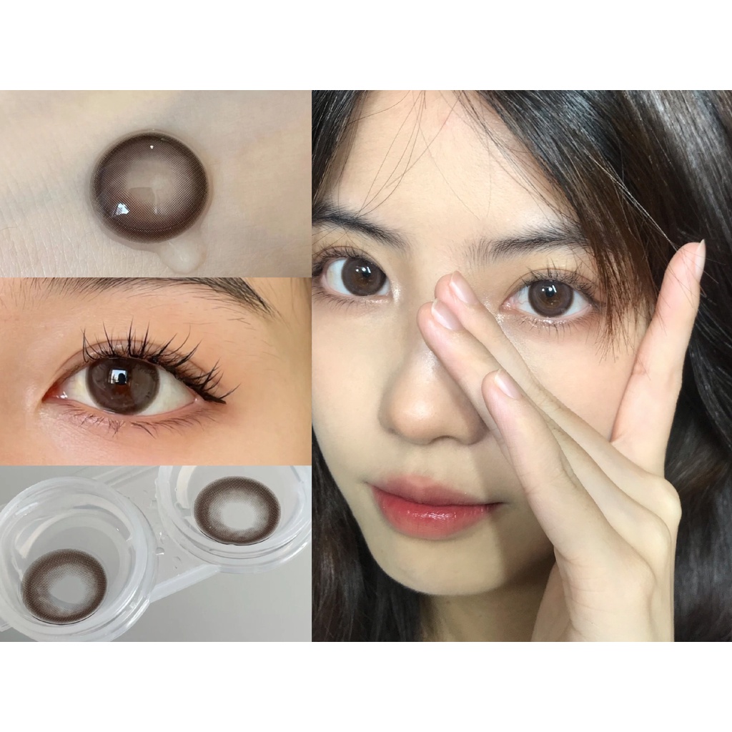 (21.ต.ค..21 GGQIAO Series, Xiyoulens Brand, BIG SIZE, 14.50 mm., ( เกรด 0-8.00 , คอนแทคเลนส ์ สีน ้ ําตาล