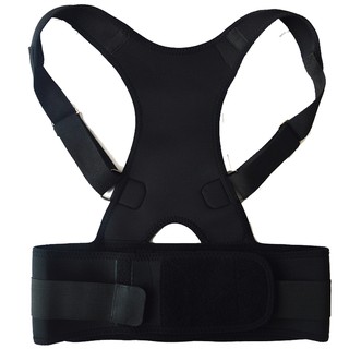 เสื้อเสริมบุคลิก สีดำ back brace posture size M