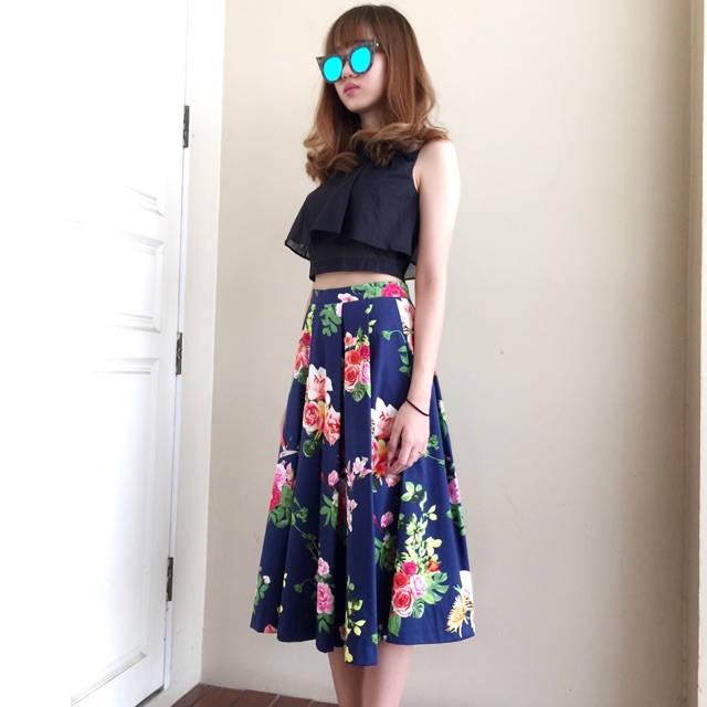 Vitra floral skirt